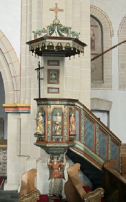 Barockkanzel Stiftskirche Karden