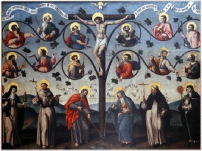 Tafelbild Christus der wahre Weinstock, Stiftskirche Karden