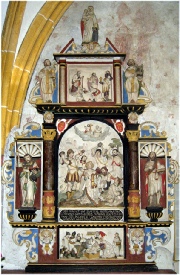 Seitenaltar, Stephanus-Altar Stiftskirche Karden